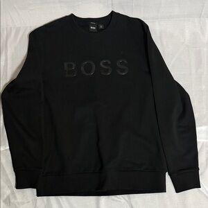 BOSS Men's Classic Black Sweat Shirt